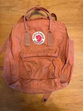 Fjallraven Kanken Backpack in Rust Orange